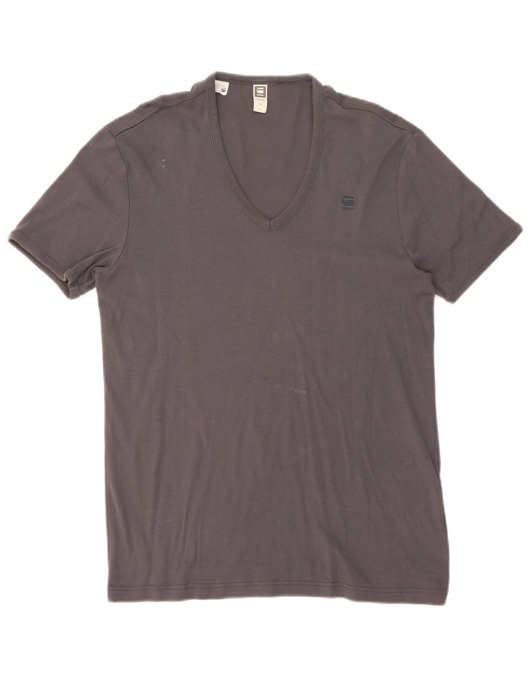 G-Star Mens T-Shirt Top XL Grey Cotton