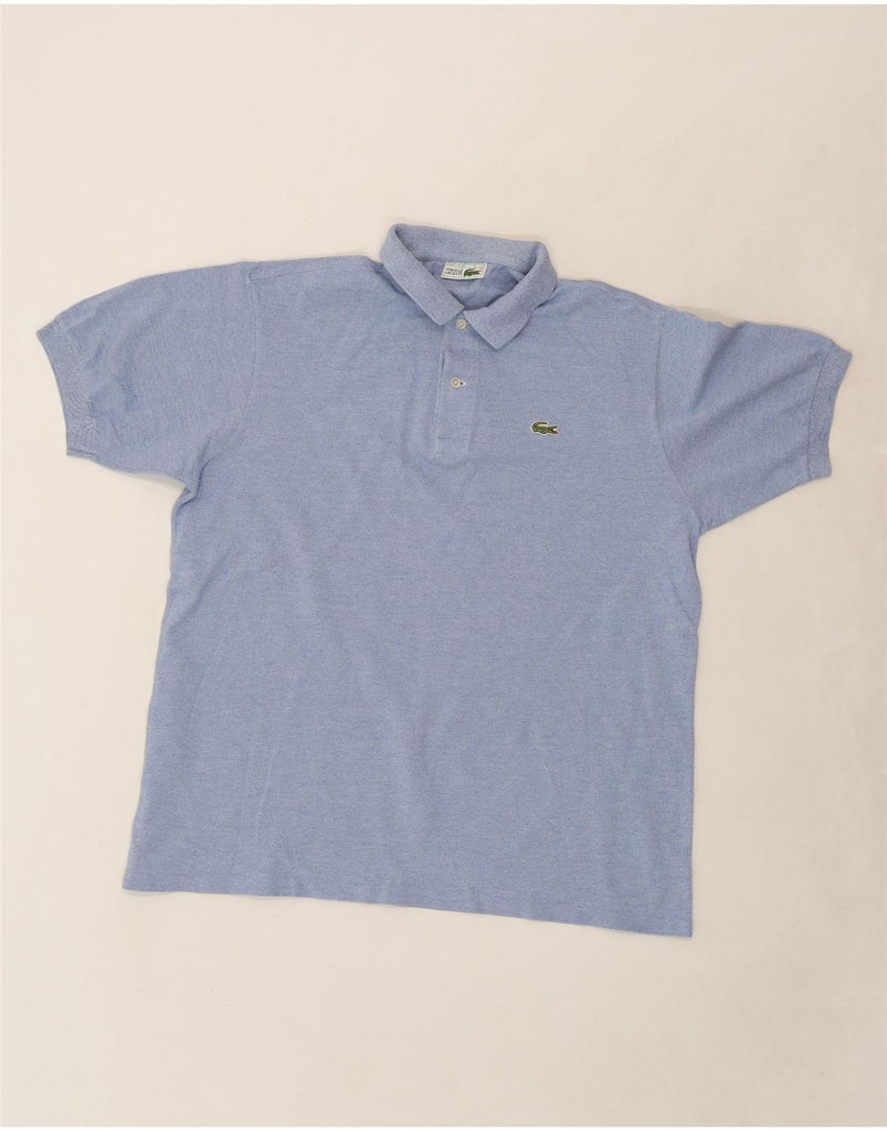 LACOSTE Mens Polo Shirt Size 6 XL Blue Cotton Vintage Lacoste and Second-Hand Lacoste from Messina Hembry 