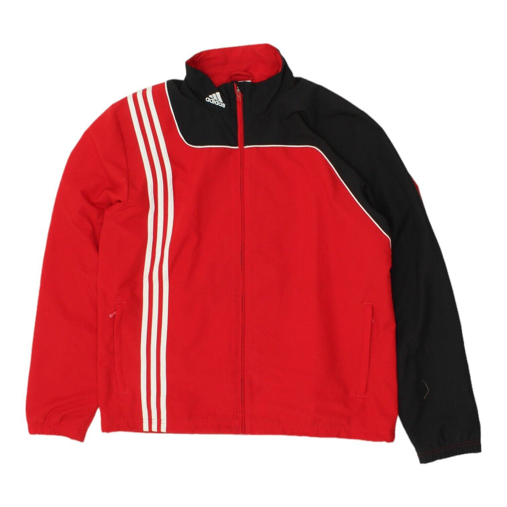 Adidas Mens Red Tracksuit Top Jacket | Vintage Sportswear Activewear Coat VTG | Vintage Messina Hembry | Thrift | Second-Hand Messina Hembry | Used Clothing | Messina Hembry 
