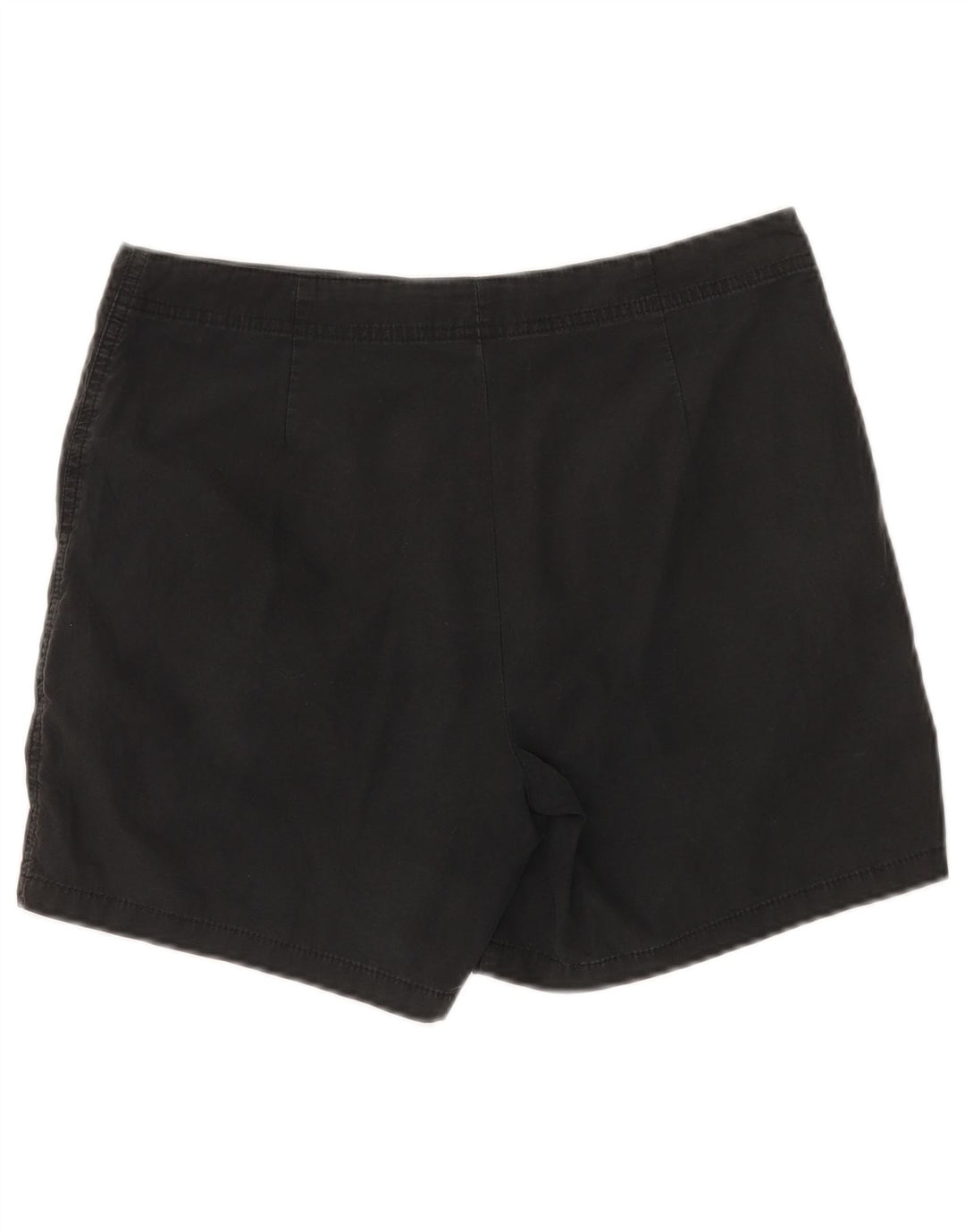 Marks & Spencer Womens Chino Shorts UK 12 Medium W32  Black Cotton