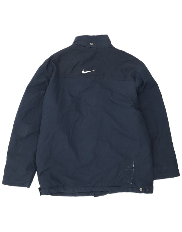 Nike Mens Windbreaker Jacket UK 42/44 Large Navy Blue