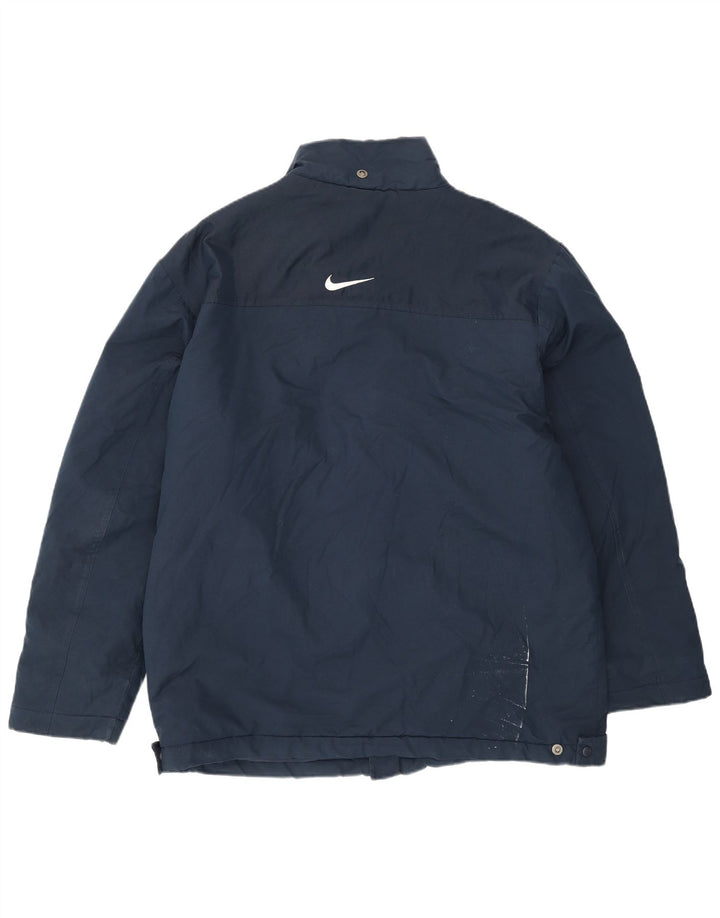 Nike Mens Windbreaker Jacket UK 42/44 Large Navy Blue