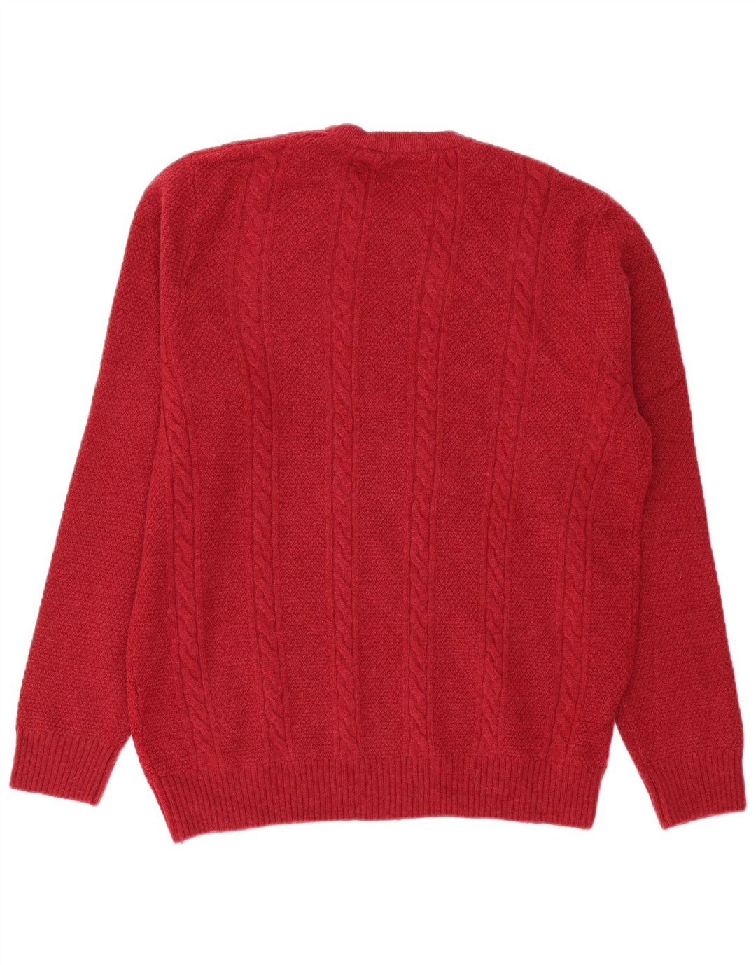 Crew Clothing Mens Crew Neck Jumper Sweater Large Red Lambswool