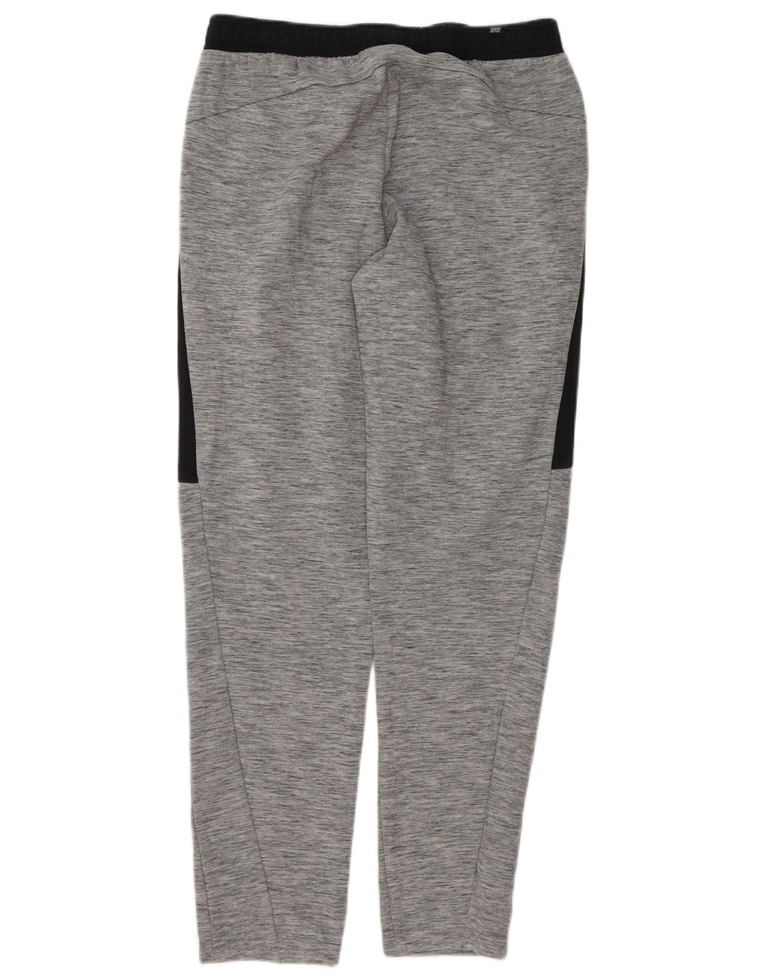 PUMA Mens Tracksuit Trousers Medium Grey Colourblock Cotton