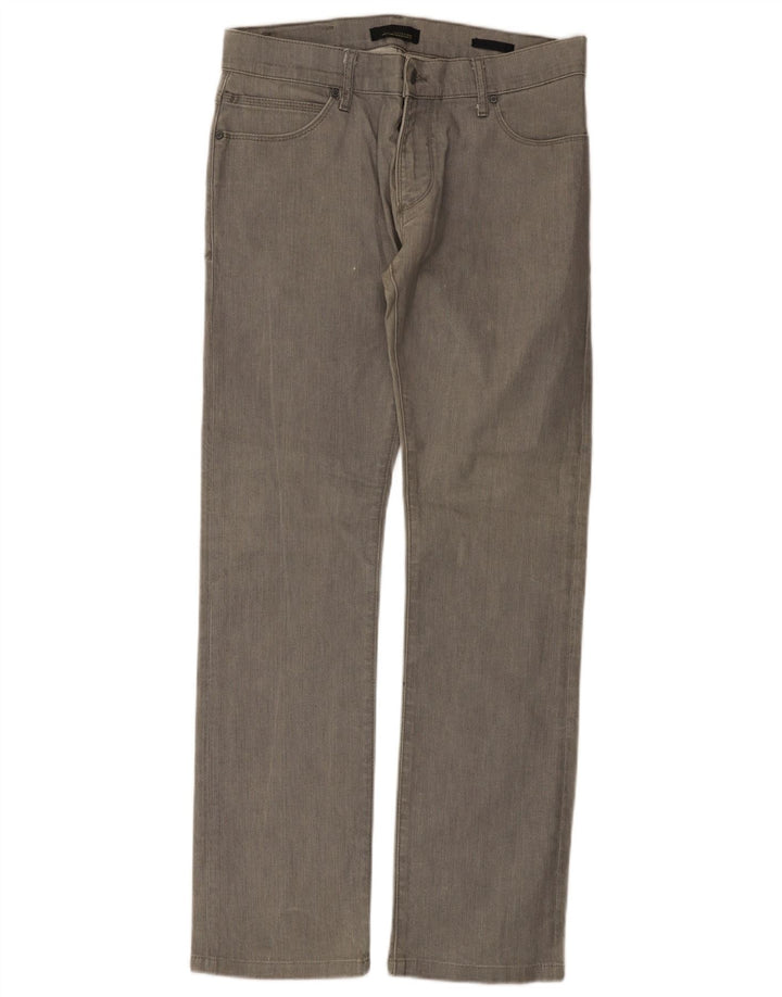 Zara Mens Straight Jeans EU 42 Large W32 L32 Grey
