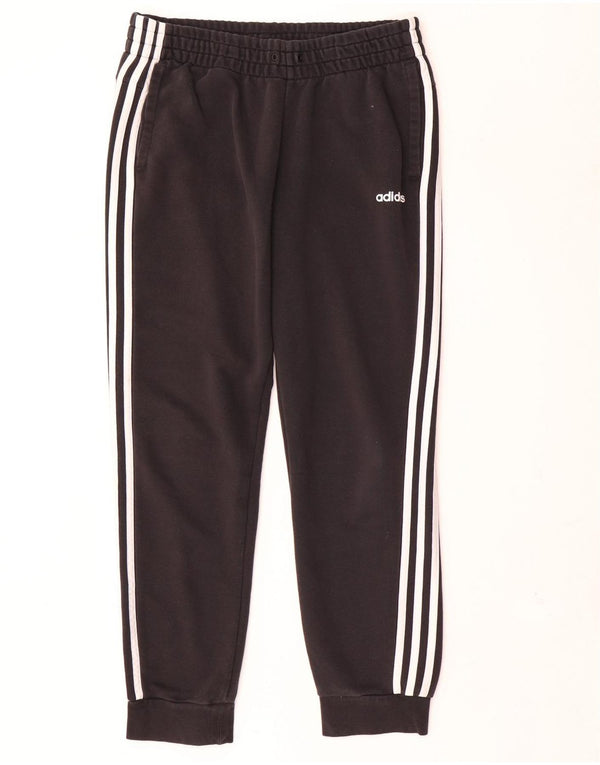 Adidas Womens Tracksuit Trousers Joggers UK 12/14 Medium  Black Cotton