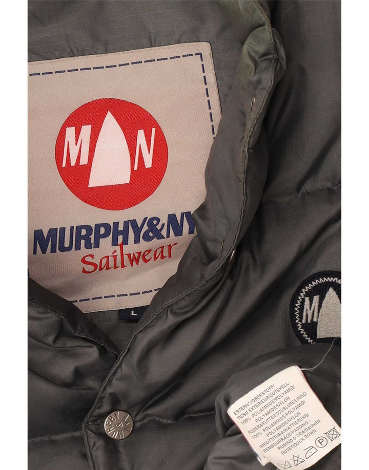 Murphy & Nye Mens Padded Gilet UK 40 Large Grey Polyamide