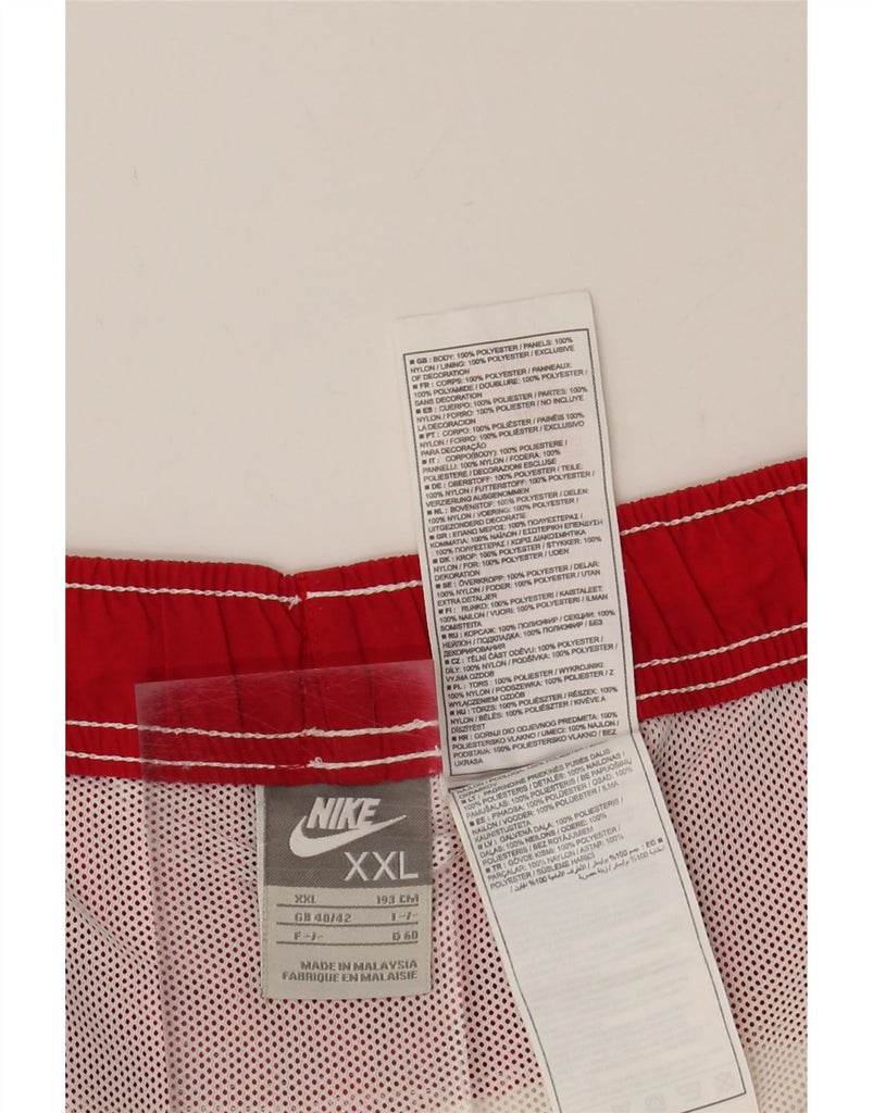 NIKE Mens Sport Shorts UK 40/42 2XL  White Colourblock Polyester Vintage Nike and Second-Hand Nike from Messina Hembry 