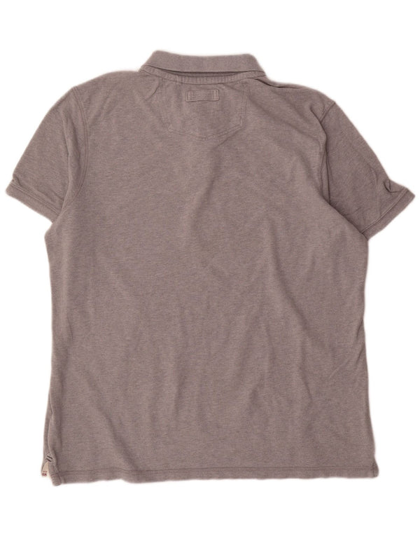 Fat Face Mens Polo Shirt 2XL Grey Cotton