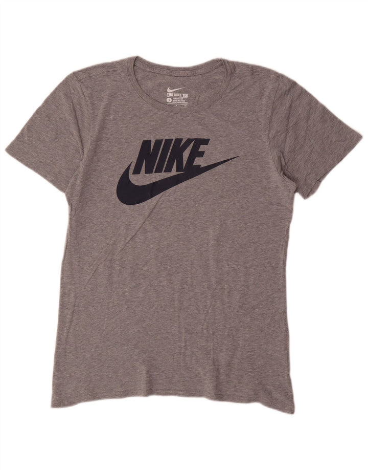 Nike Mens Graphic T-Shirt Top Small Grey Cotton