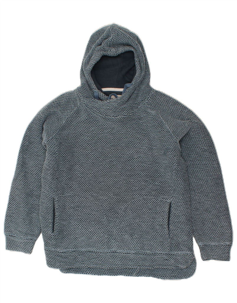 SALTROCK Womens Hoodie Jumper UK 14 Large Blue Cotton Vintage Saltrock and Second-Hand Saltrock from Messina Hembry 