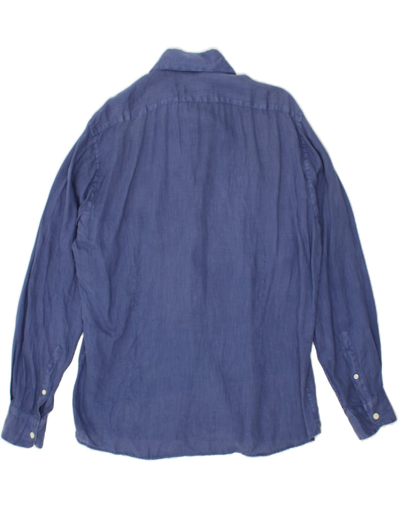 BROOKSFIELD Mens Loose Fit Shirt Size 41 Medium Blue | Vintage Brooksfield | Thrift | Second-Hand Brooksfield | Used Clothing | Messina Hembry 