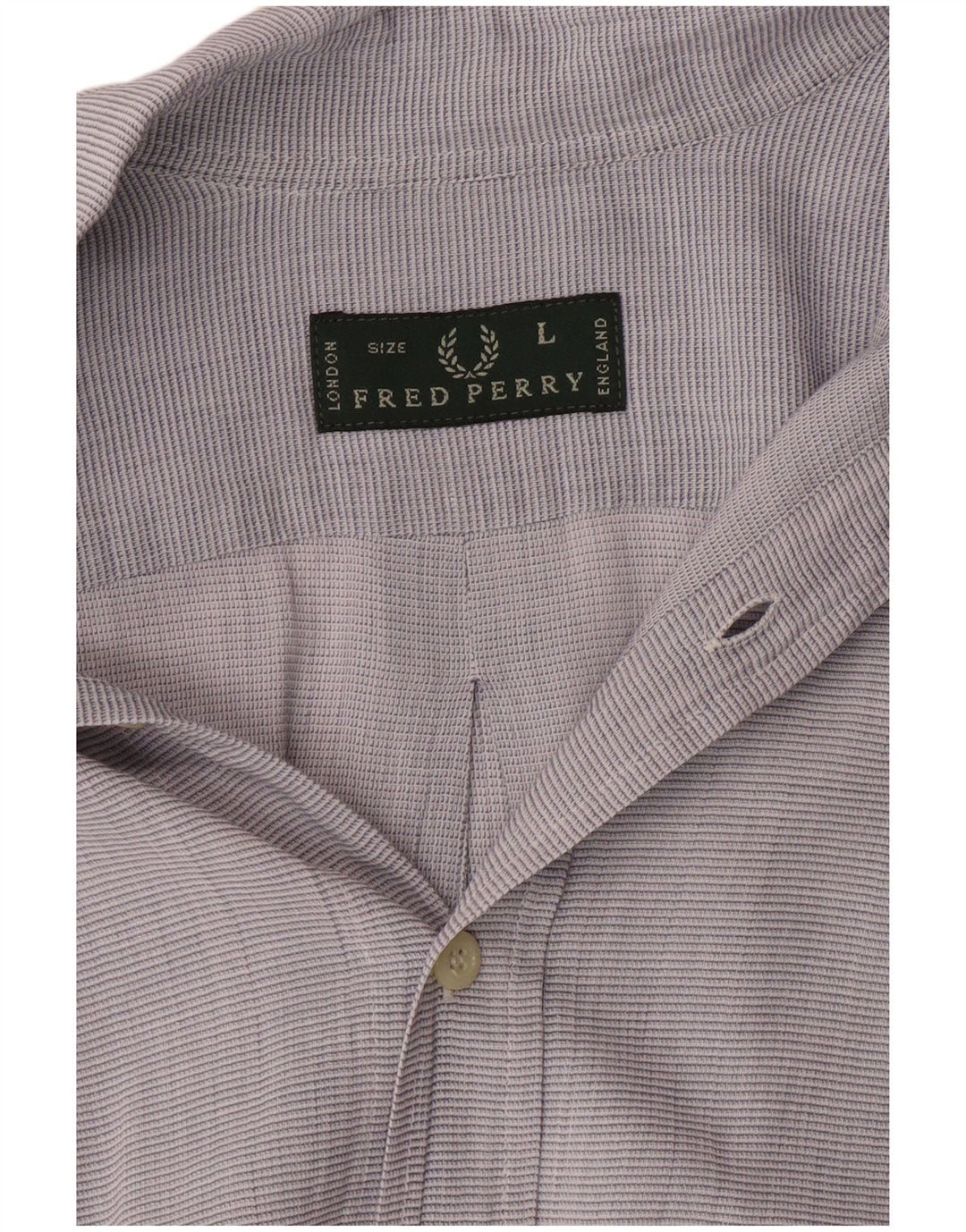 Fred Perry Mens Shirt Large Grey
