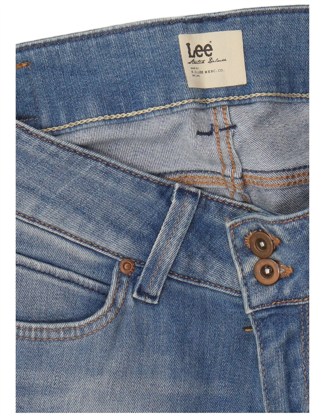 Lee Womens Bootcut Jeans W24 L33 Blue