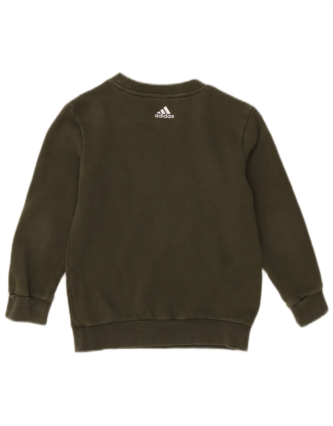 Adidas Boys Full Tracksuit 6-7 Years  Khaki Cotton