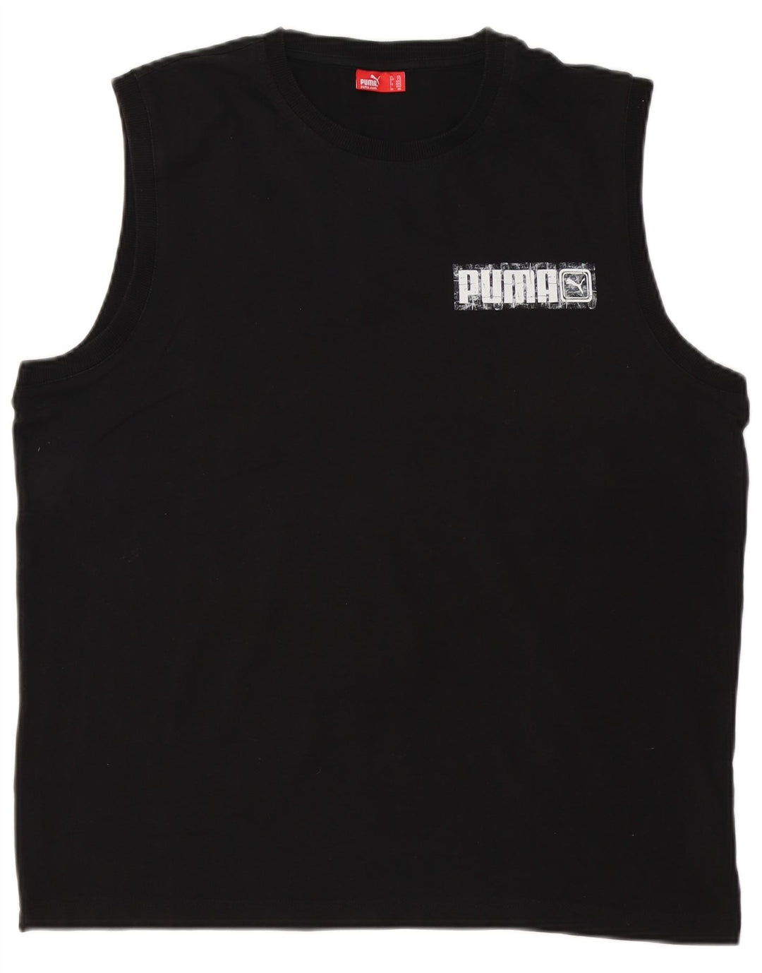 Puma Mens Vest Top 2XL Black Cotton