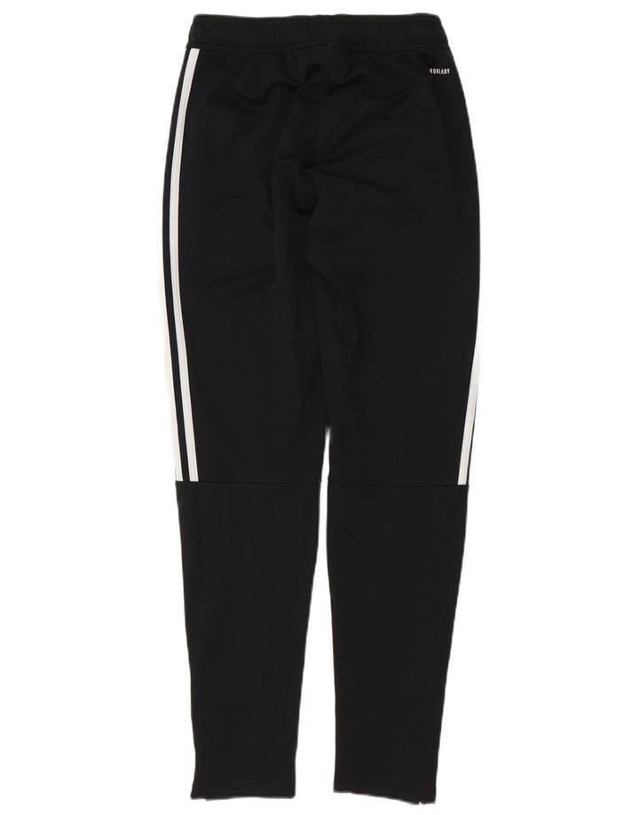 Adidas Mens Aeroready Tracksuit Trousers Small Black Polyester