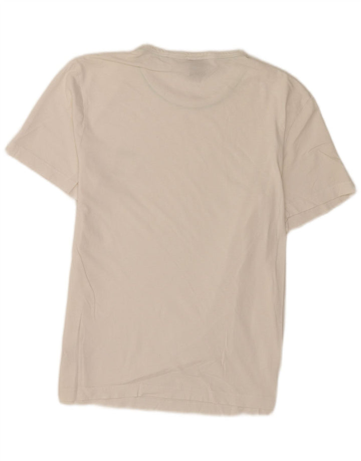 Hugo Boss Mens T-Shirt Top Medium White Cotton