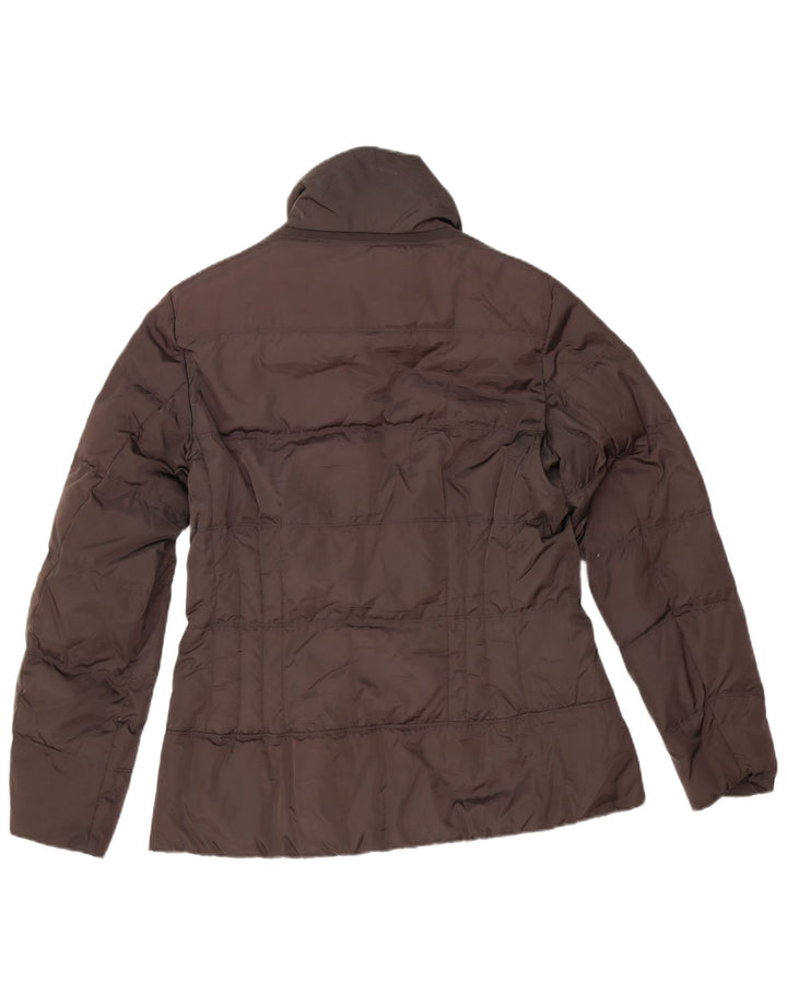 Geox Womens Padded Jacket UK 14 Large Brown Polyester