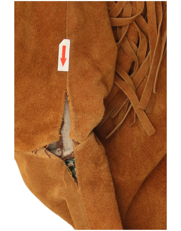 Vintage Mens Suede Jacket UK 40 Large Brown