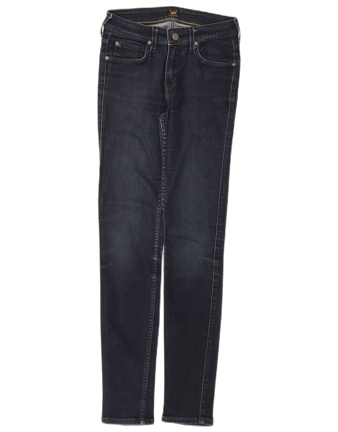 Lee Womens Skinny Jeans W28 L30 Navy Blue Cotton