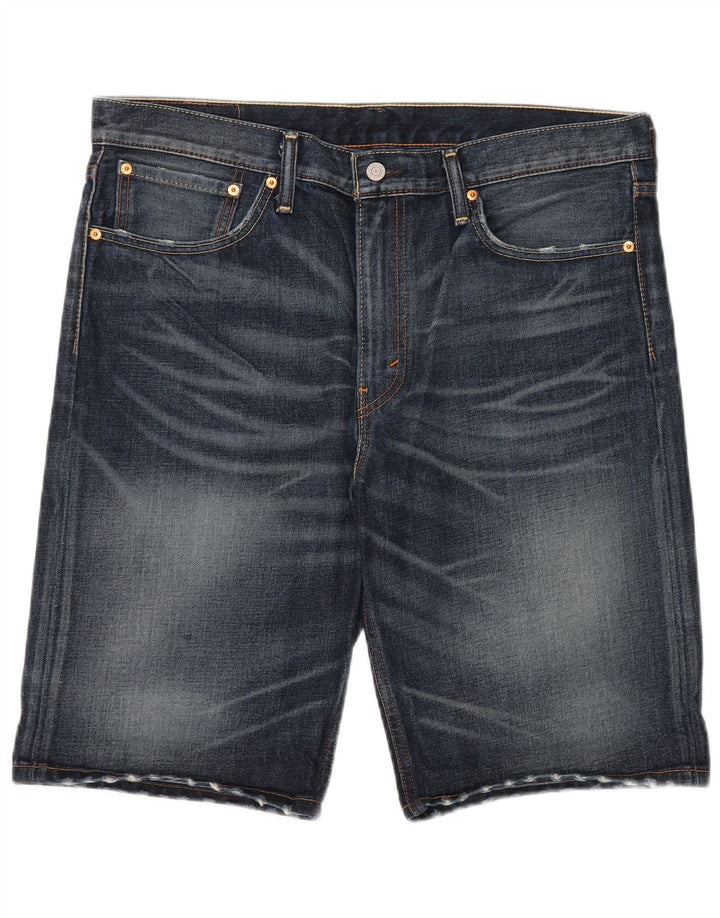 LEVI'S Mens 508 Denim Shorts W36 Large Blue Cotton