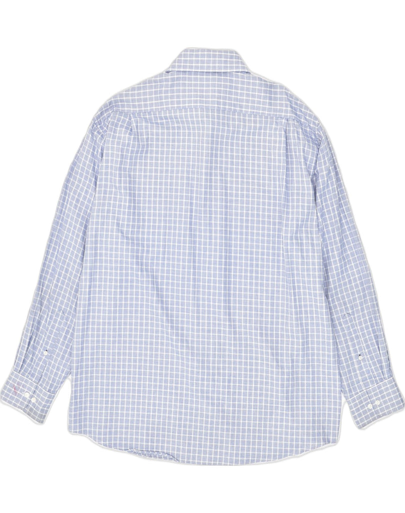 TOMMY HILFIGER Mens Regular Fit Shirt Size 16 1/2 Large Blue Check Cotton | Vintage Tommy Hilfiger | Thrift | Second-Hand Tommy Hilfiger | Used Clothing | Messina Hembry 