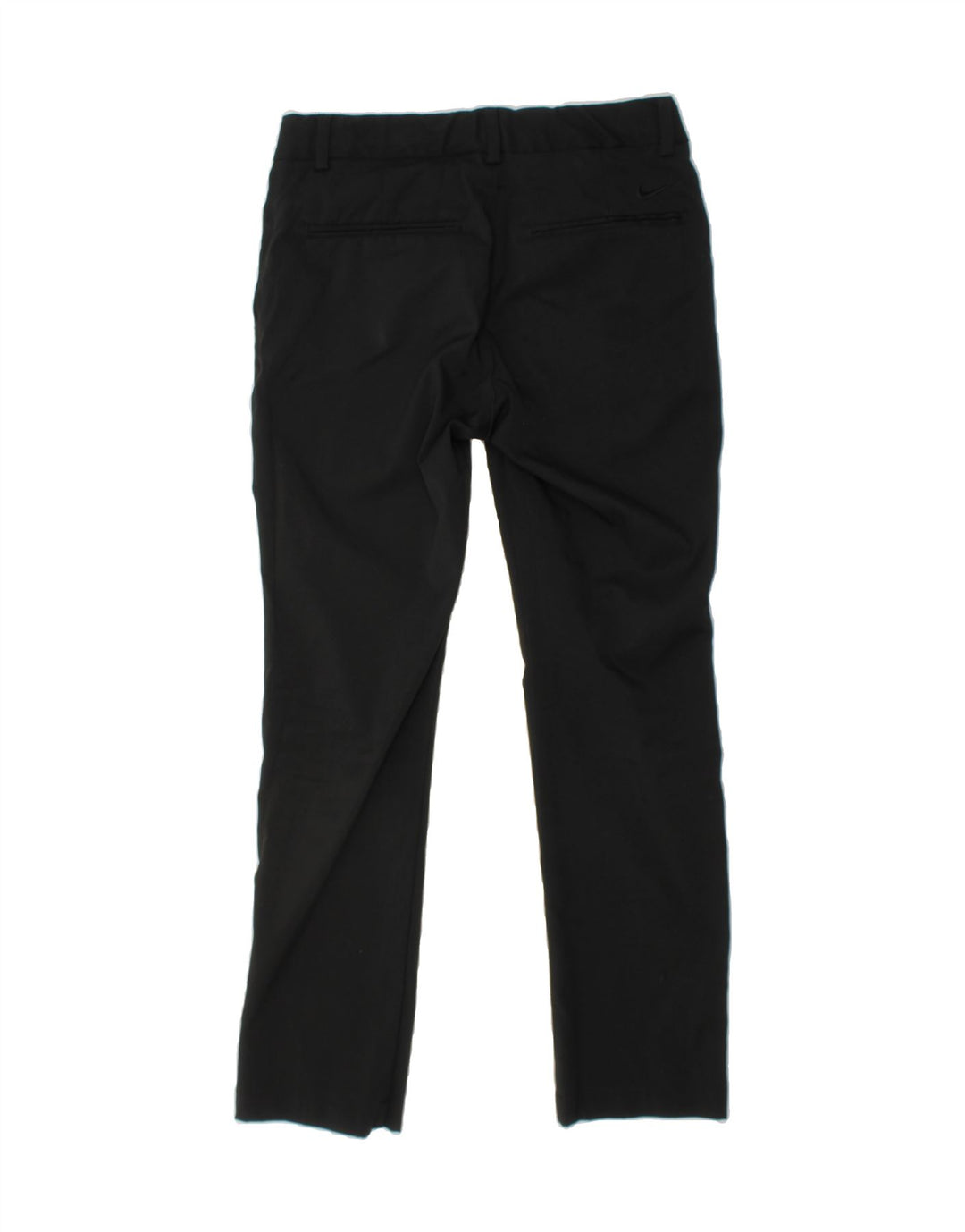 NIKE Boys Straight Chino Trousers 9-10 Years W26 L24 Black Polyester Vintage Nike and Second-Hand Nike from Messina Hembry 