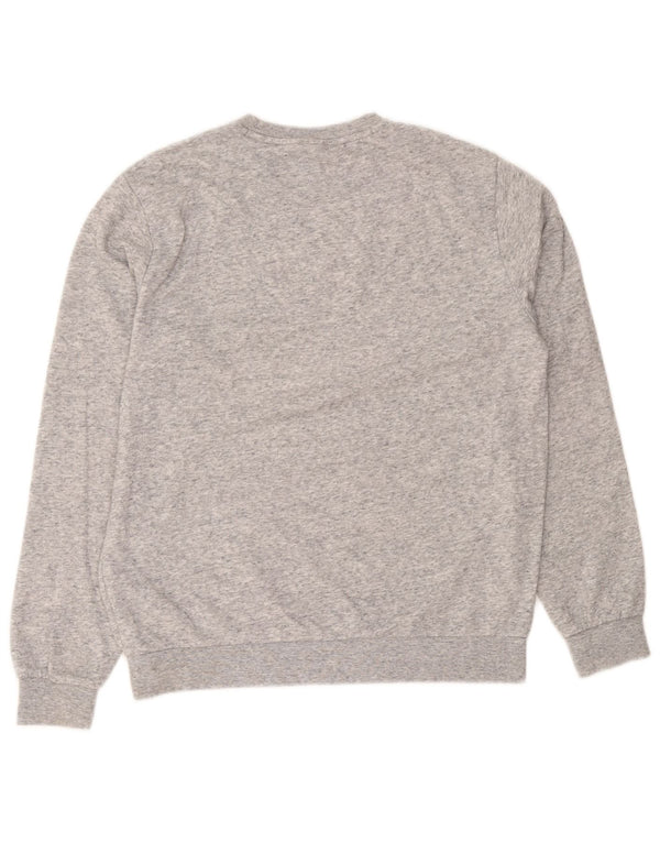 Champion Boys Graphic Sweatshirt Jumper 15-16 Years 2XL Grey Flecked Cotton