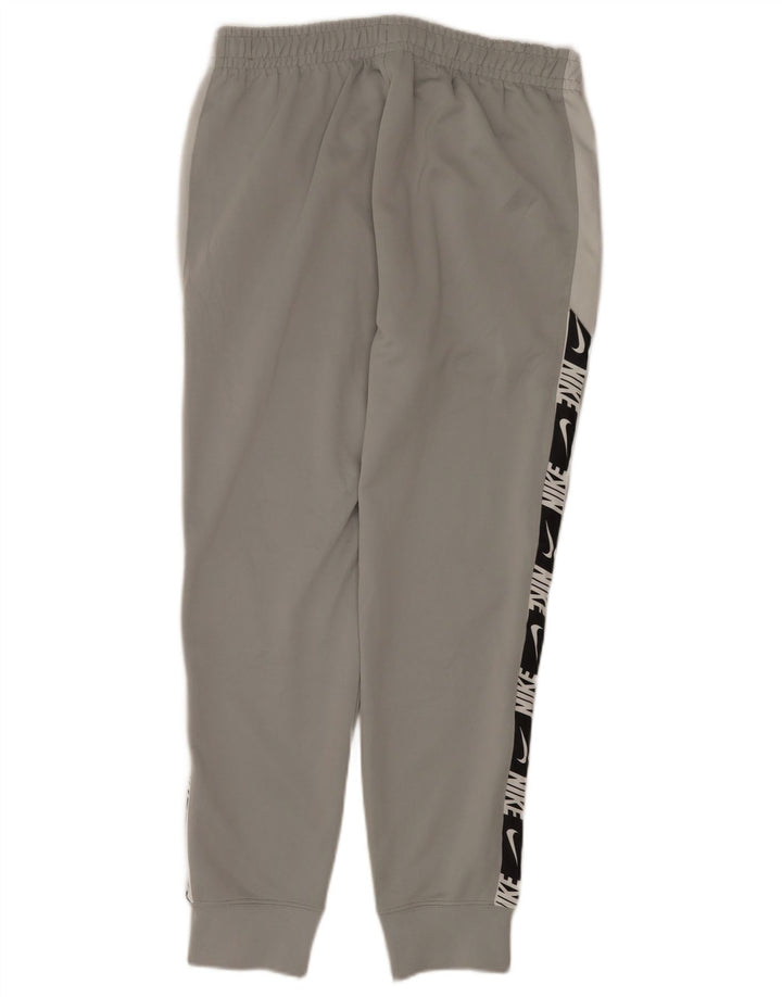 Nike Mens Graphic Tracksuit Trousers Joggers Medium Grey Colourblock