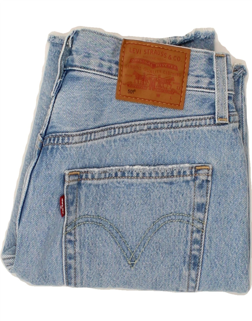 LEVI'S Womens 501 Denim Skirt W26 Small Blue Cotton Vintage Levi's and Second-Hand Levi's from Messina Hembry 