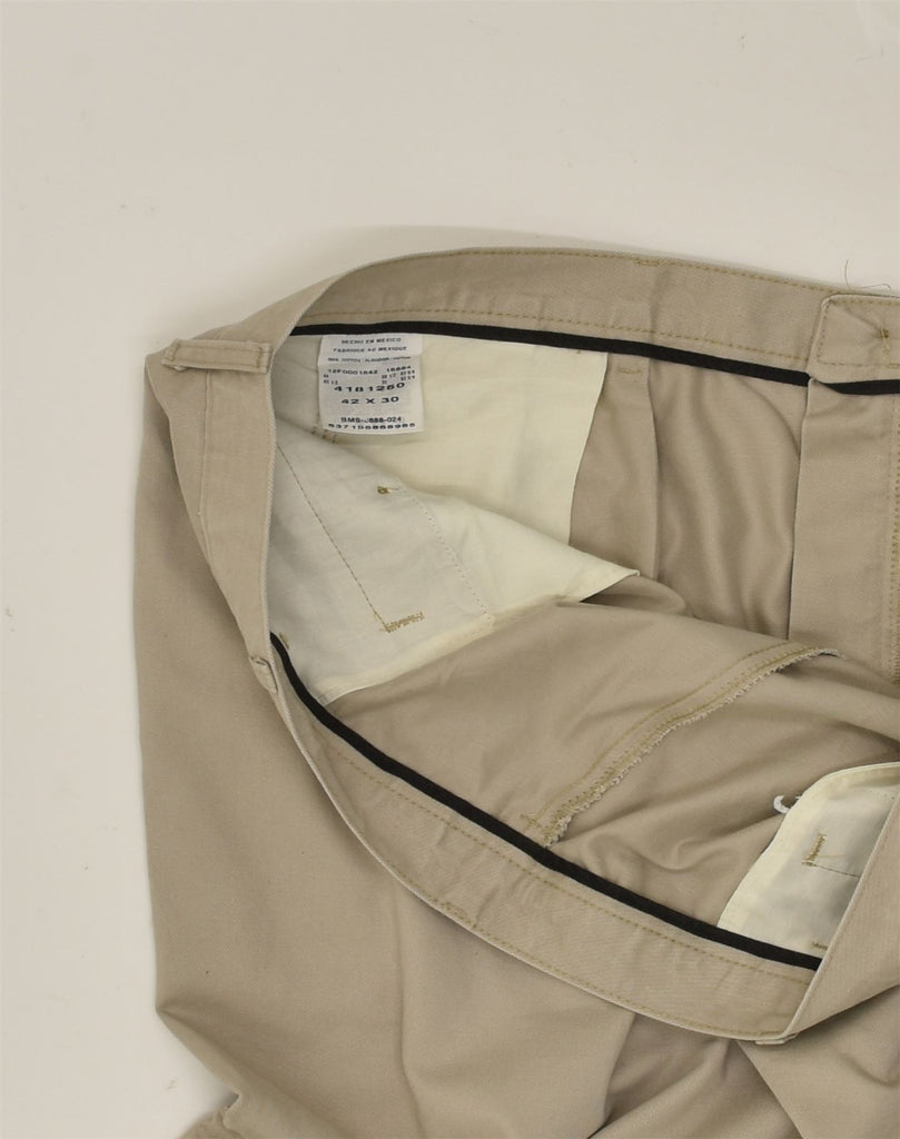 LEE Mens Tapered Chino Trousers W42 L30  Beige Cotton | Vintage Lee | Thrift | Second-Hand Lee | Used Clothing | Messina Hembry 