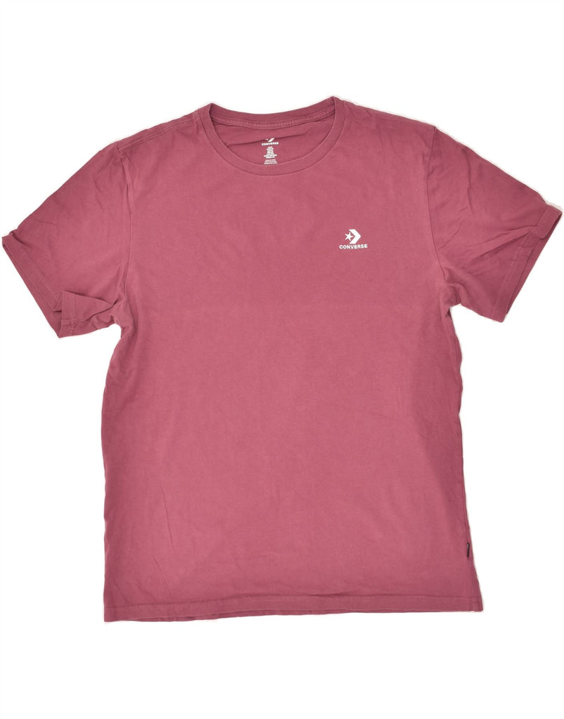 CONVERSE Mens T-Shirt Top XL Pink Cotton | Vintage Converse | Thrift | Second-Hand Converse | Used Clothing | Messina Hembry 