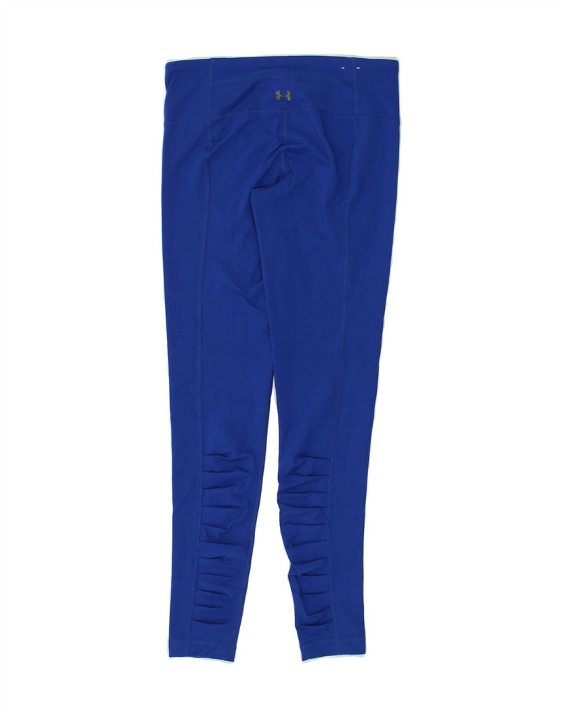 UNDER ARMOUR Womens Leggings UK 10 Small Blue | Vintage Under Armour | Thrift | Second-Hand Under Armour | Used Clothing | Messina Hembry 