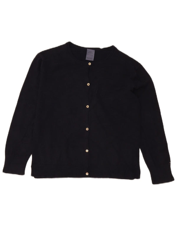 Zara Girls Cardigan Sweater 11-12 Years Navy Blue Cotton