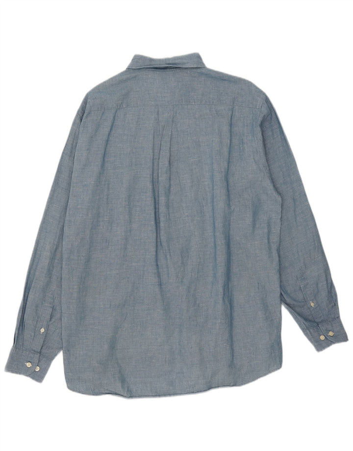 Peter Hadley Mens Shirt XL Blue