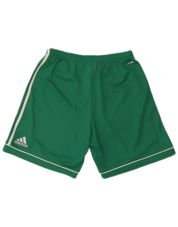 ADIDAS Mens Climalite Sport Shorts Medium Green Polyester