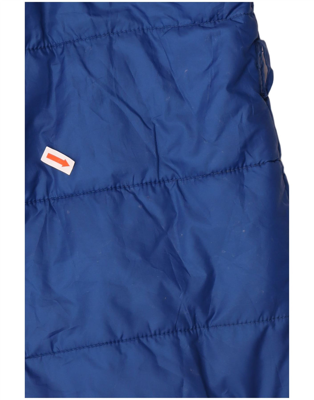 CAVALLI Womens Padded Jacket IT 46 Large Blue Polyester