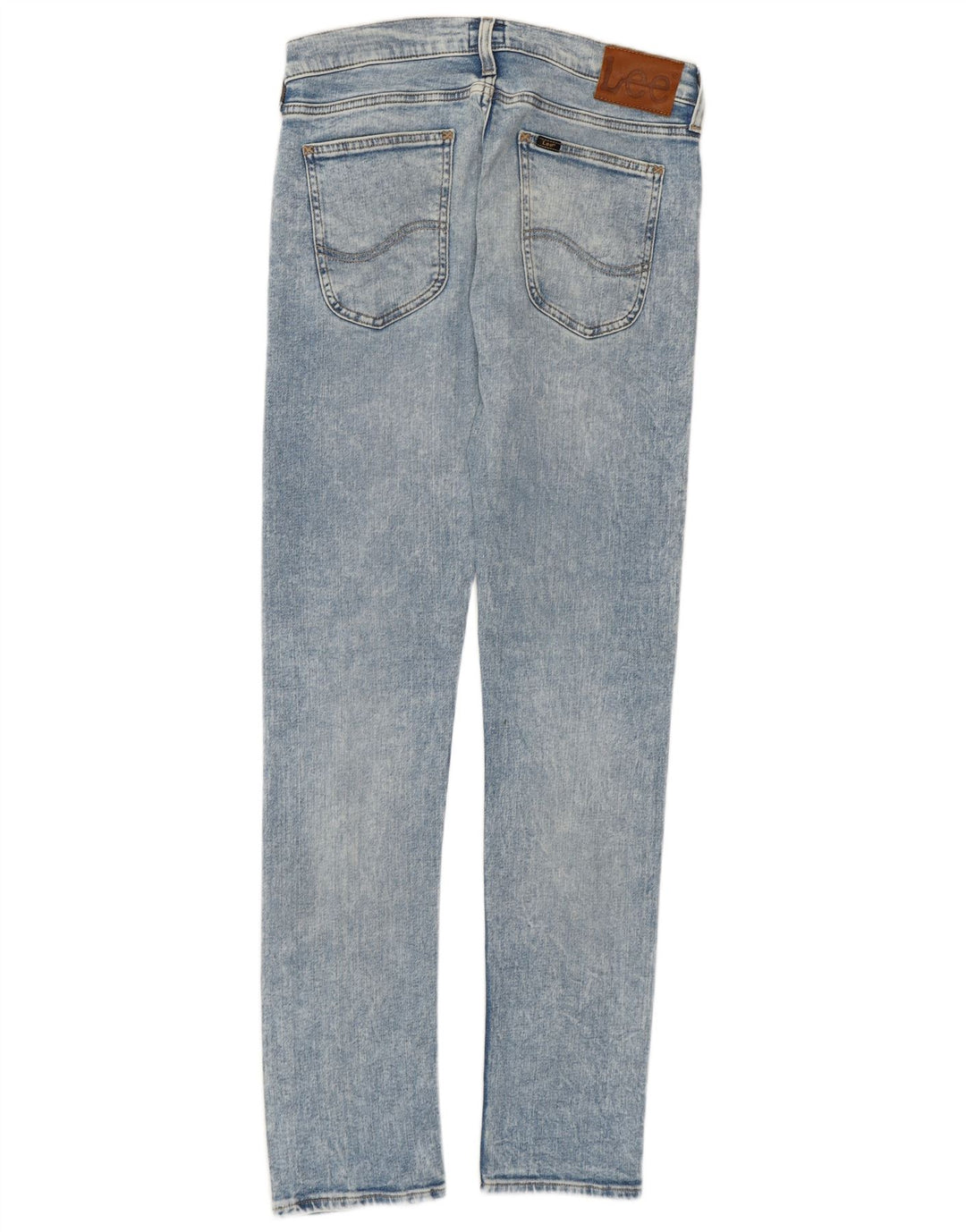 Lee Mens Luke Slim Fit Tapered Jeans W30 L32 Blue Cotton