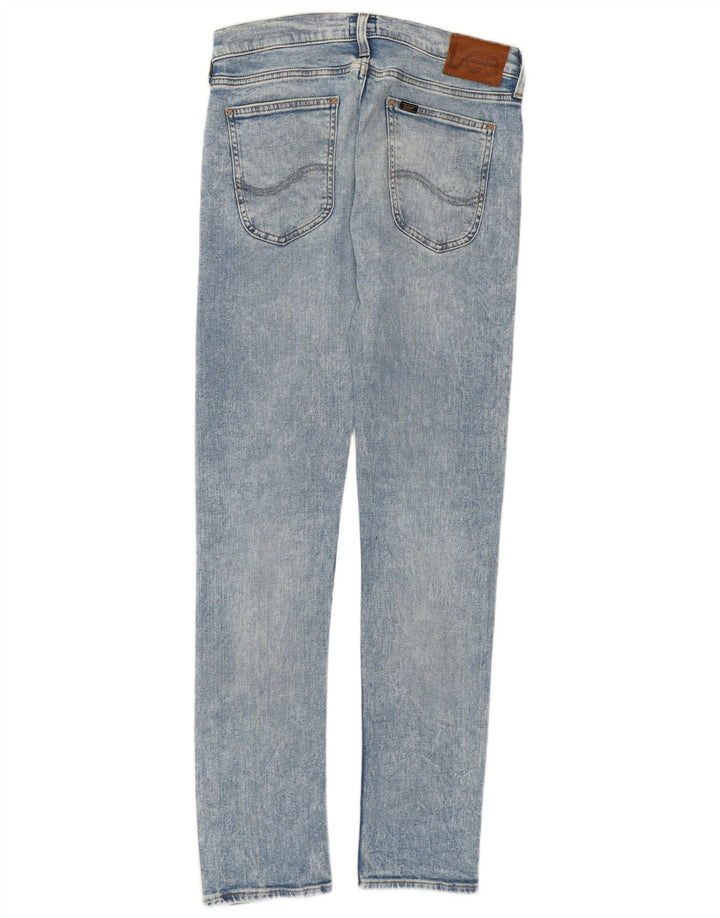 Lee Mens Luke Slim Fit Tapered Jeans W30 L32 Blue Cotton