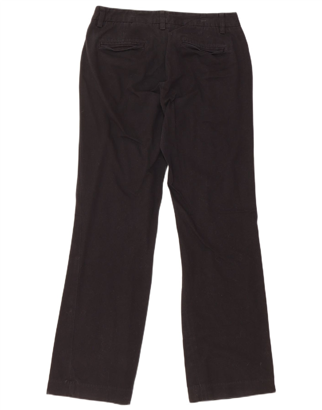 EDDIE BAUER Womens Mercer Fit Chino Trousers US 4 Small W28 L30 Black