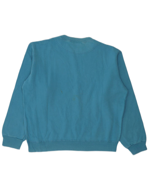 Diesel Mens Sweatshirt Jumper Large Blue Cotton