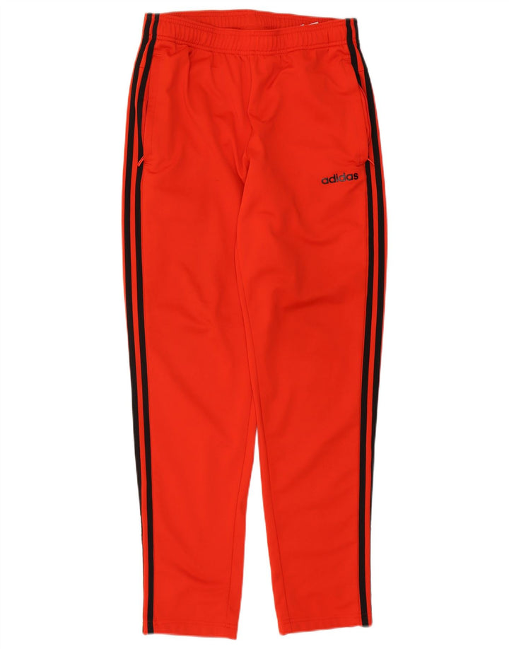 Adidas Mens Tracksuit Trousers Medium  Red Polyester
