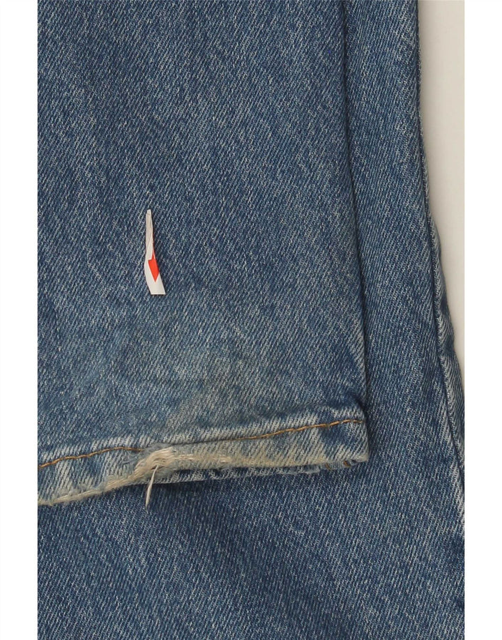 Levi's Mens 516 Straight Jeans W34 L32 Blue Cotton