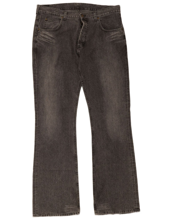 Lee Mens Bootcut Jeans W38 L36 Grey Cotton
