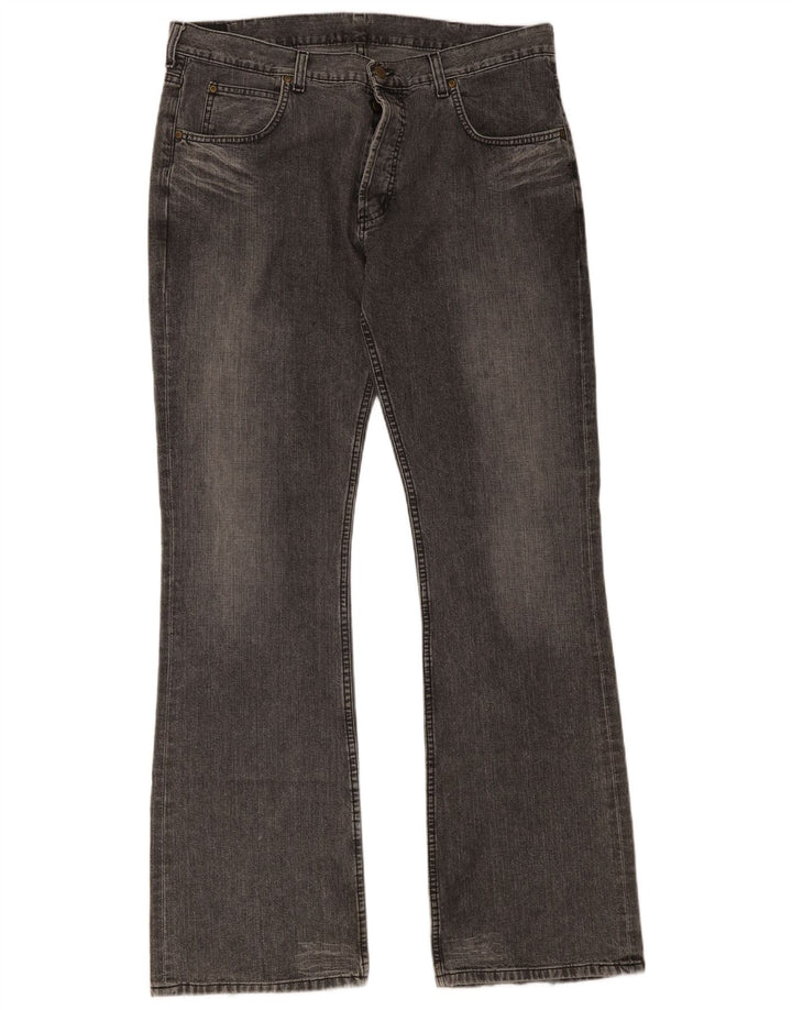 Lee Mens Bootcut Jeans W38 L36 Grey Cotton