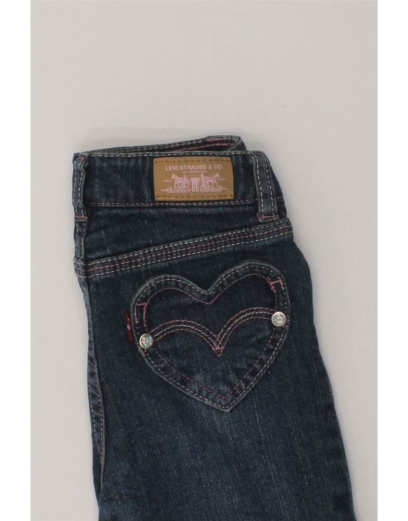 LEVI'S Girls Bootcut Jeans 4-5 Years W20 L16  Blue Cotton | Vintage Levi's | Thrift | Second-Hand Levi's | Used Clothing | Messina Hembry 