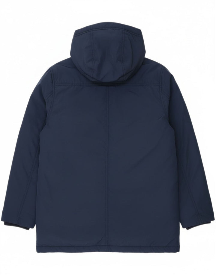 Tommy Hilfiger Boys Hooded Padded Coat 13-14 Years Navy Blue Polyester