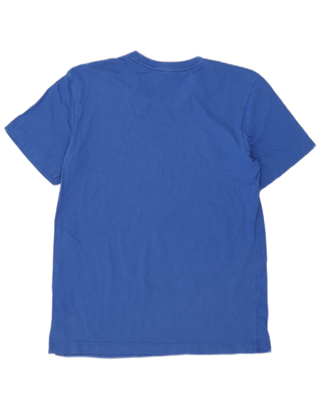 Adidas Mens Graphic T-Shirt Top Medium Blue Cotton