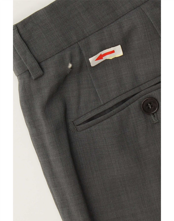 Hugo Boss Mens Pegged Suit Trousers W34 L34 Grey